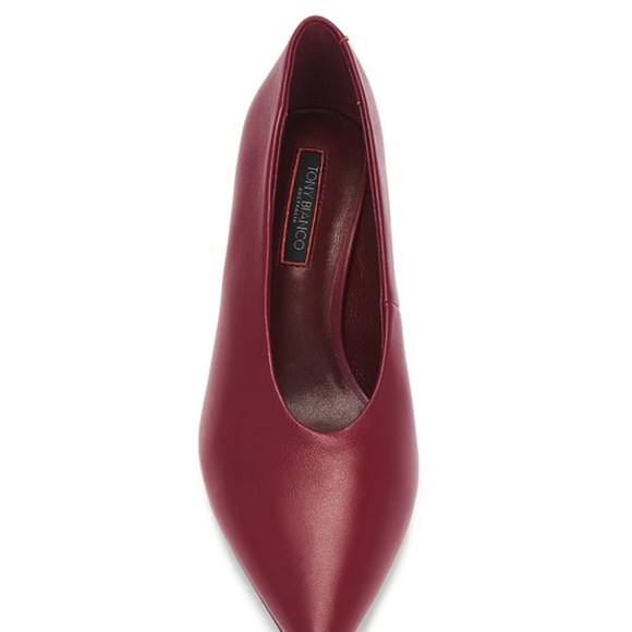 Tony Bianco Dries Heel in Bordeaux Nappa - Picture 3 of 11